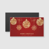 Carte de voeux Joyeux Noël et Nouvel An (Devant / Derrière)