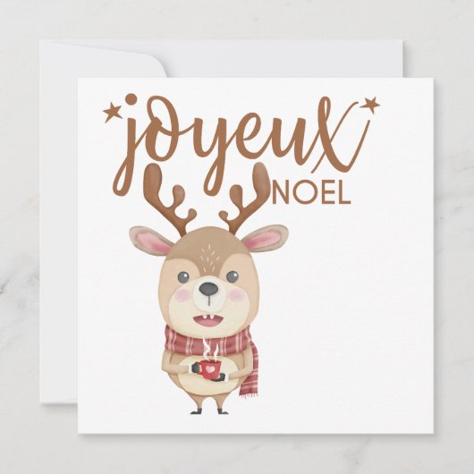 Carte de voeux Joyeux Noel, Joyeux Noël (Devant)