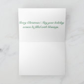 Carte de voeux Joyeux Noël Nativité (Intérieur)