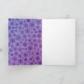 Carte de voeux Joyeux Noël plié (Intérieur)