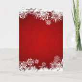 Carte de voeux Joyeux Noël plié (Dos)