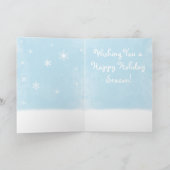 Carte de vœux Joyeux Noël Teckel (Intérieur)