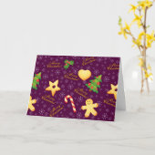 Carte de vœux Joyeux Noël (vierge) (Fleur jaune)