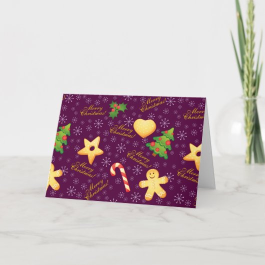 Carte de vœux Joyeux Noël (vierge) (Devant)