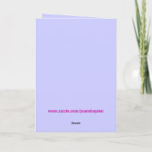 Carte de VŒUX JOYEUX PÂQUES (Dos)