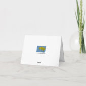 Carte de voeux Joyeux Pâques Jaunes Daffodils (Dos)