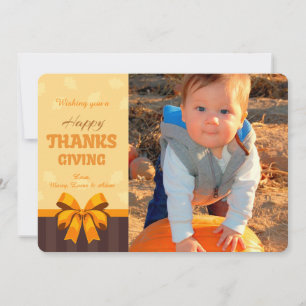 Carte de vœux Joyeux Thanksgiving