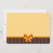 Carte de vœux Joyeux Thanksgiving (Dos)