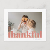 Carte de voeux | Joyeux Thanksgiving Remerciements (Devant)