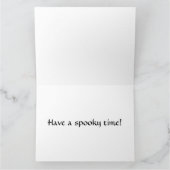 Carte de vœux Joyneuse Halloween (Intérieur)