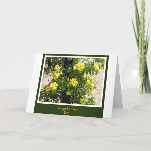 Carte de voeux juive "Happy Birthday Tatte" (Devant)