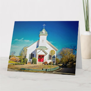 Carte de voeux Jumbo de PETITE ÉGLISE DE VILLE
