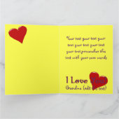 Carte de voeux Jumbo Hippo Hugs (Intérieur)