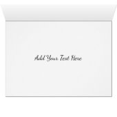 Carte de voeux Kayak (Intérieur Horizontal (Bas))