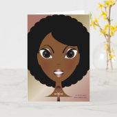 Carte de voeux Kemet (Fleur jaune)