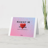 Carte de vœux Khent M (Dos)