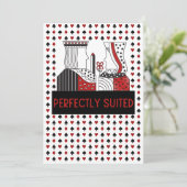 Carte de voeux King et Queen parfaitement adaptée (Debout devant)