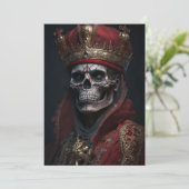 Carte de voeux King Skeleton (Debout devant)