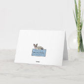 Carte de voeux Kittens Tea Party (Dos)