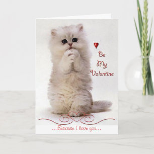 Carte de voeux Kitty Valentine