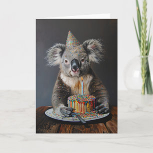 Carte de voeux Koala Birthday Bash