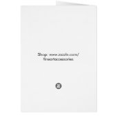 Carte de voeux Koi (Dos)