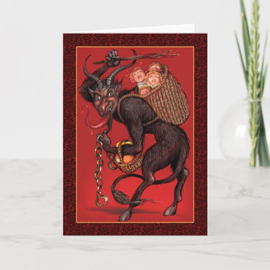 Carte de voeux Krampus (Devant)