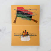 Carte de voeux Kwanzaa (Intérieur)
