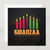 Carte de voeux Kwanzaa (Devant / Derrière)