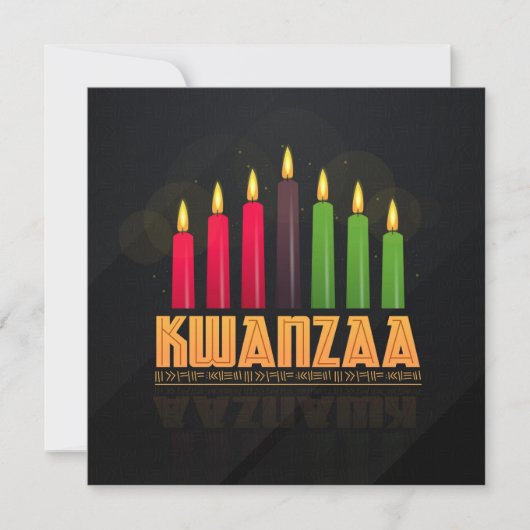 Carte de voeux Kwanzaa (Devant)