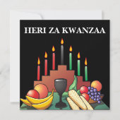 Carte de voeux Kwanzaa Blessing Flat (Devant)