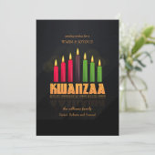 Carte de voeux Kwanzaa Candles (Debout devant)