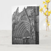 Carte de voeux La Catedral (Fleur jaune)