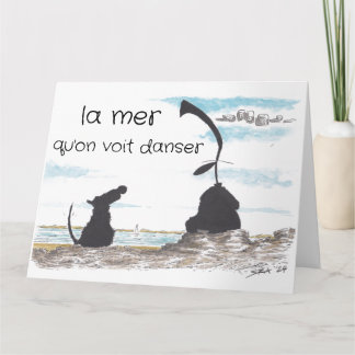 Carte de voeux La Mer