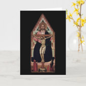 Carte de voeux "La Trinité" (Fleur jaune)