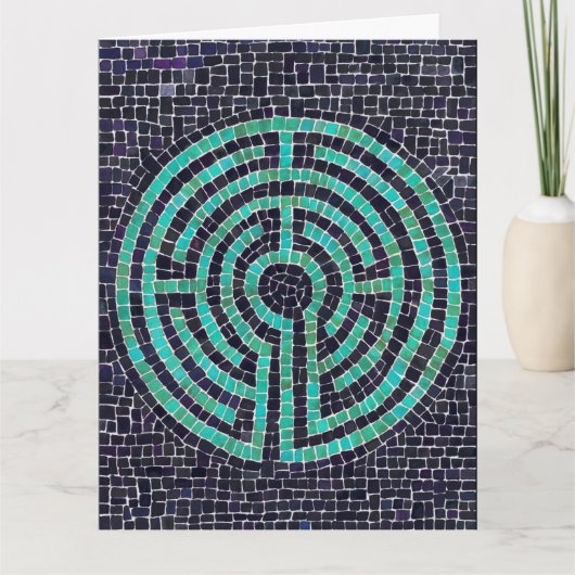 CARTE DE VOEUX LABYRINTHE III (Devant)