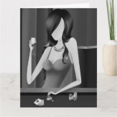 Carte de voeux Lady Casino Las Vegas (Devant)