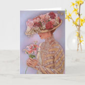 Carte de voeux Lady Jessica (Fleur jaune)