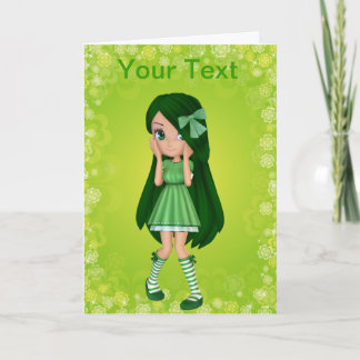 Carte de voeux Lady Lime