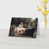 Carte de voeux Lady Of Shalott (Fleur jaune)