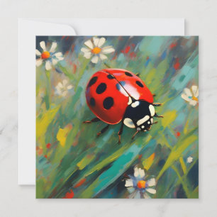 Carte de voeux Ladybird Ladybug