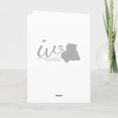 Carte de voeux - Laisser Dieu aller (Dos)