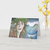 Carte de voeux : Laka (Fleur jaune)