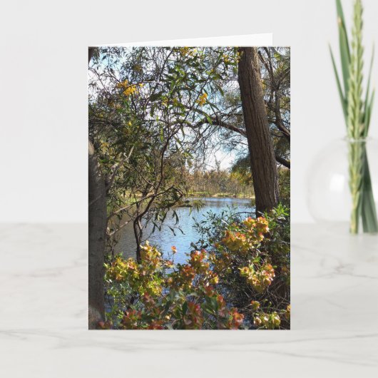 Carte de voeux Lake View (Devant)