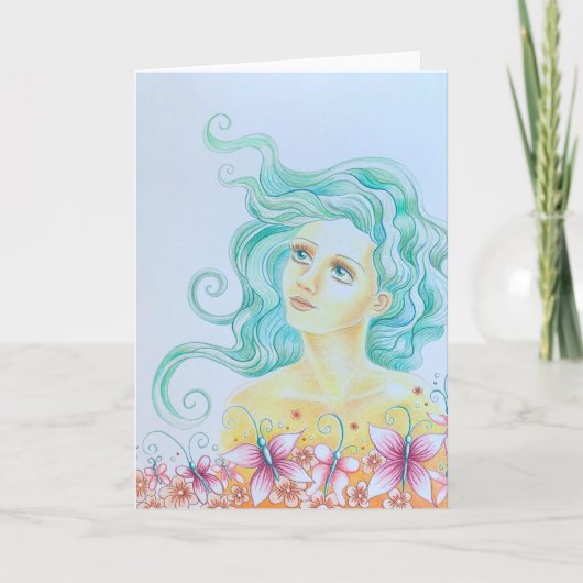 Carte de vœux "L'Âme Émerge" (Devant)