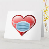 Carte de vœux L'amour conquiert (Fleur jaune)