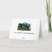Carte de voeux Land rover (Dos)