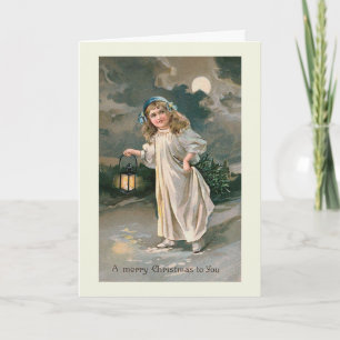 Carte de voeux "Lanterne de Noël"