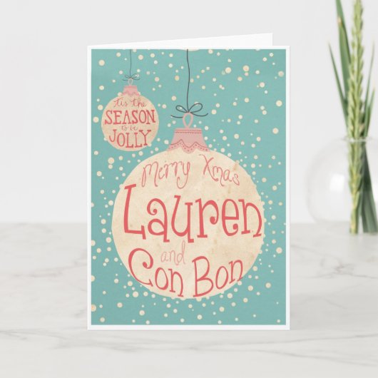 carte de voeux lauren (Devant)