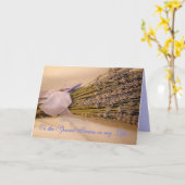 Carte de voeux Lavendar (Fleur jaune)